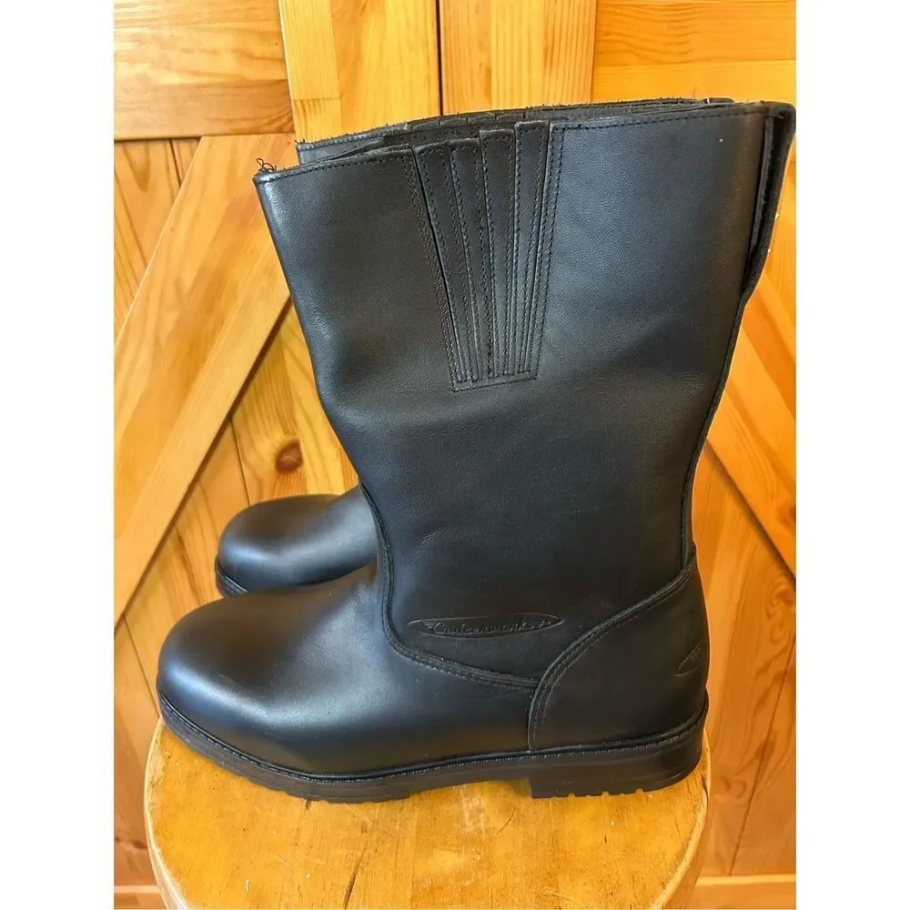 Cruiserworks Black Leather Classic Motorcycle Boots Men's Size 11.5M NWT